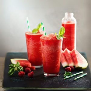 Refreshing Cold Watermelon Slushie